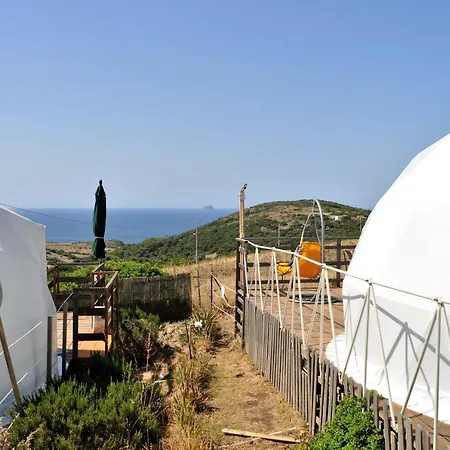 Glamping Erbe Matte Bauernhof SantʼAntìoco