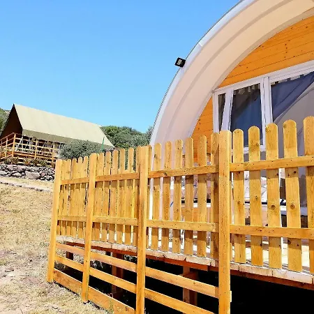 Glamping Erbe Matte Bauernhof SantʼAntìoco